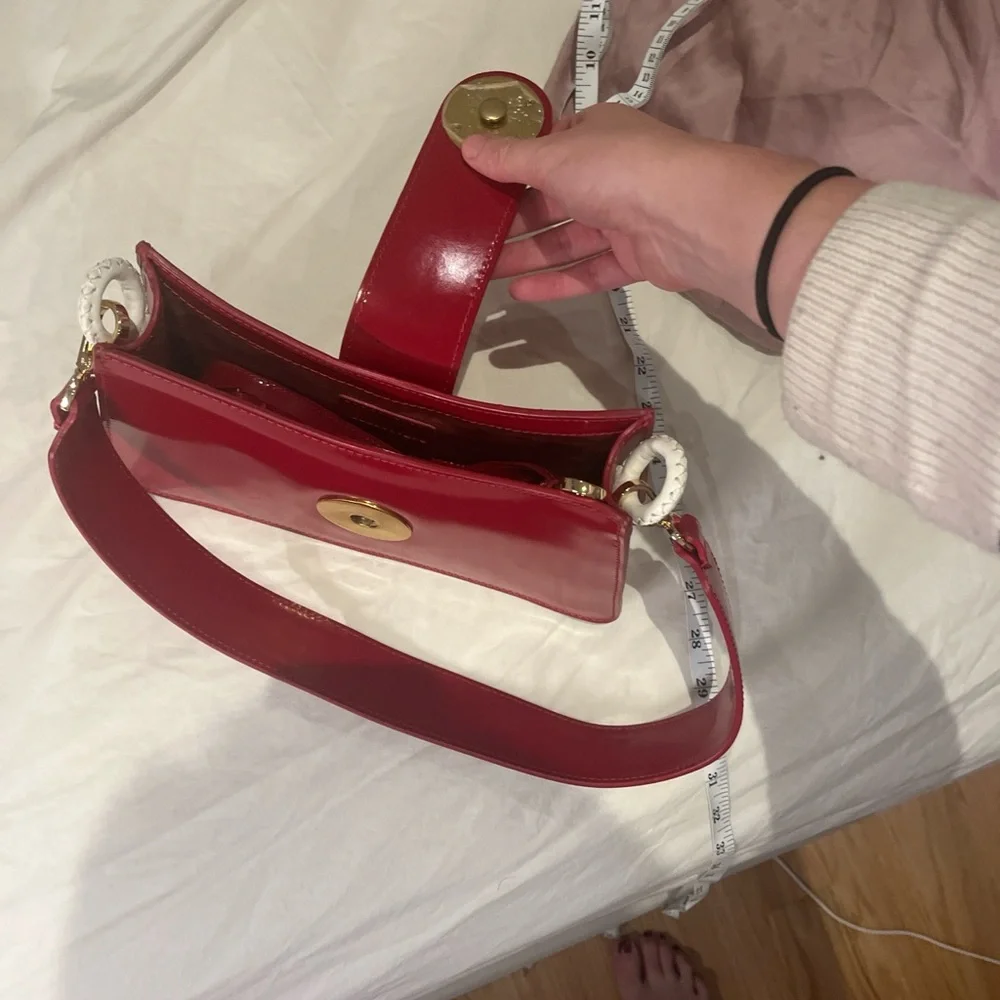 Elleme Paris Red Leather Bag - Picture 4 of 5
